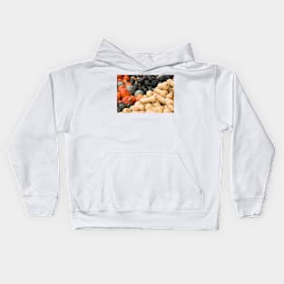 Colored pumpkins Kids Hoodie